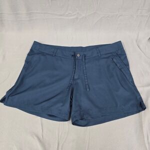 Magellan Outdoors Womens XXL Navy Blue Hiking Cargo Shorts‎ Drawstring